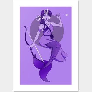 Artemis Mermaid Posters and Art